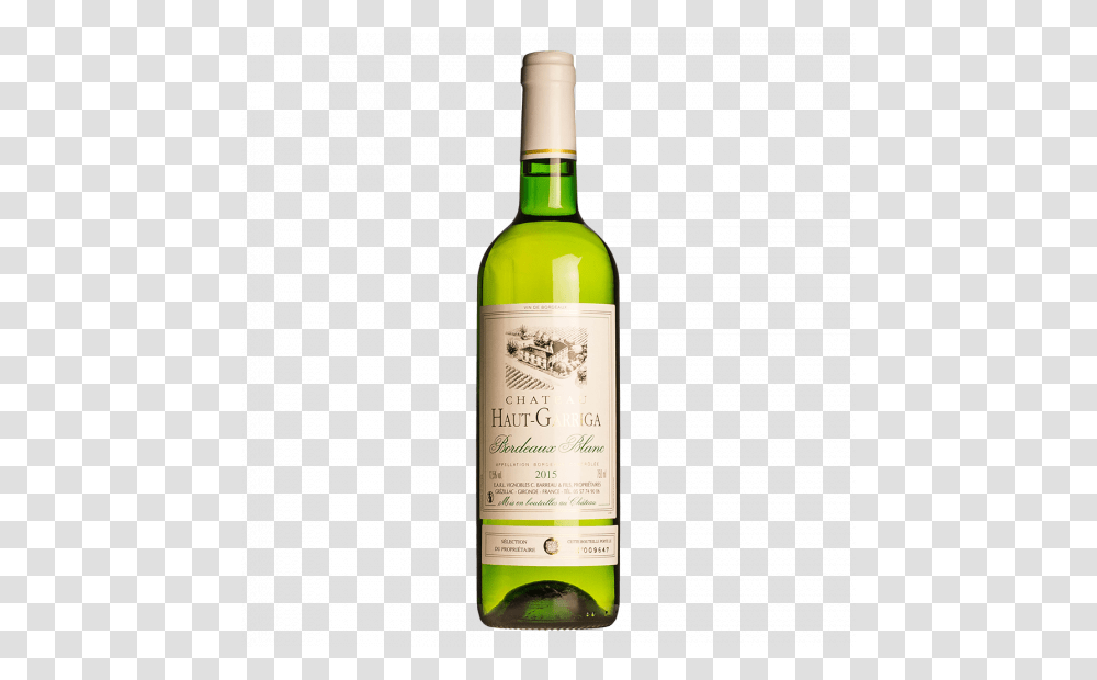 Buy Chateau Haut Garriga Wines Direct Bordeaux White Wine, Alcohol, Beverage, Drink, Bottle Transparent Png
