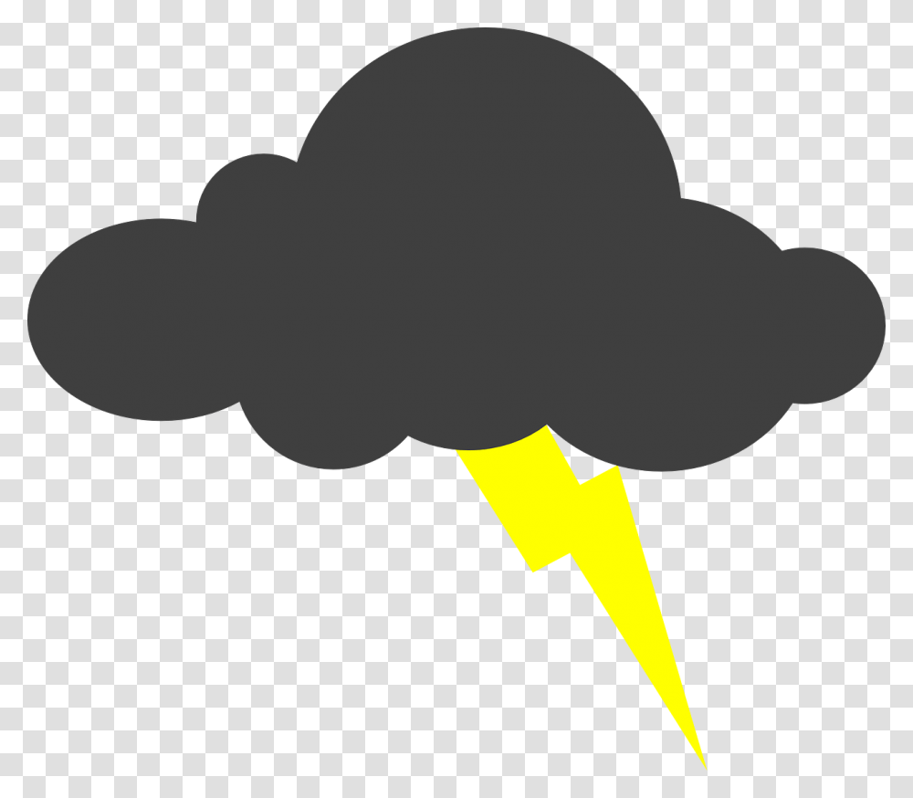 Buy Clip Art Cartoon Cloud With Lightning, Silhouette, Person, Human, Flare Transparent Png