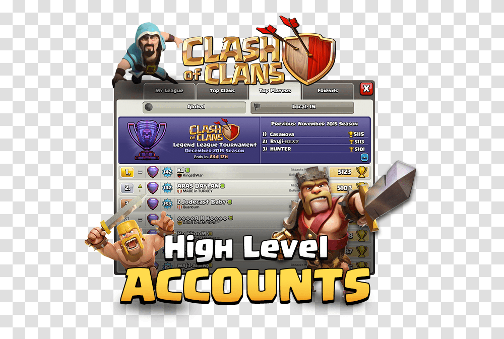 Buy Coc Account Pc Game, Person, Flyer, Paper, People Transparent Png
