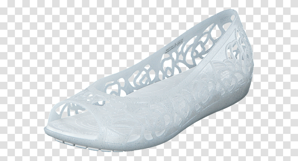 Buy Crocs Crocs Isabella Jelly Flat W Oyster With Glitter Blue, Apparel, Shoe, Footwear Transparent Png