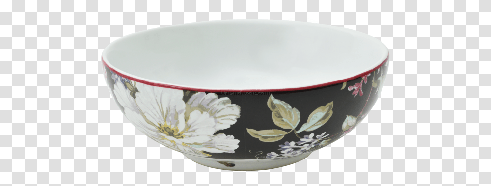 Buy Devnow Porcelain Gisela Black All Purpose Bowl Bowl, Pottery, Soup Bowl, Bathtub Transparent Png
