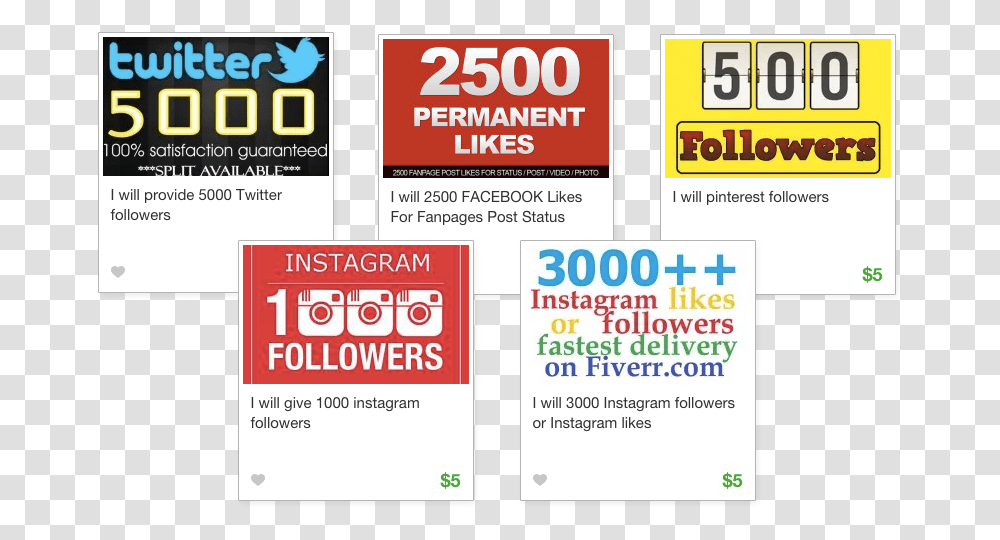 Buy Followers On Fiverr For 5 Bucks Twitter, Advertisement, Poster, Label Transparent Png