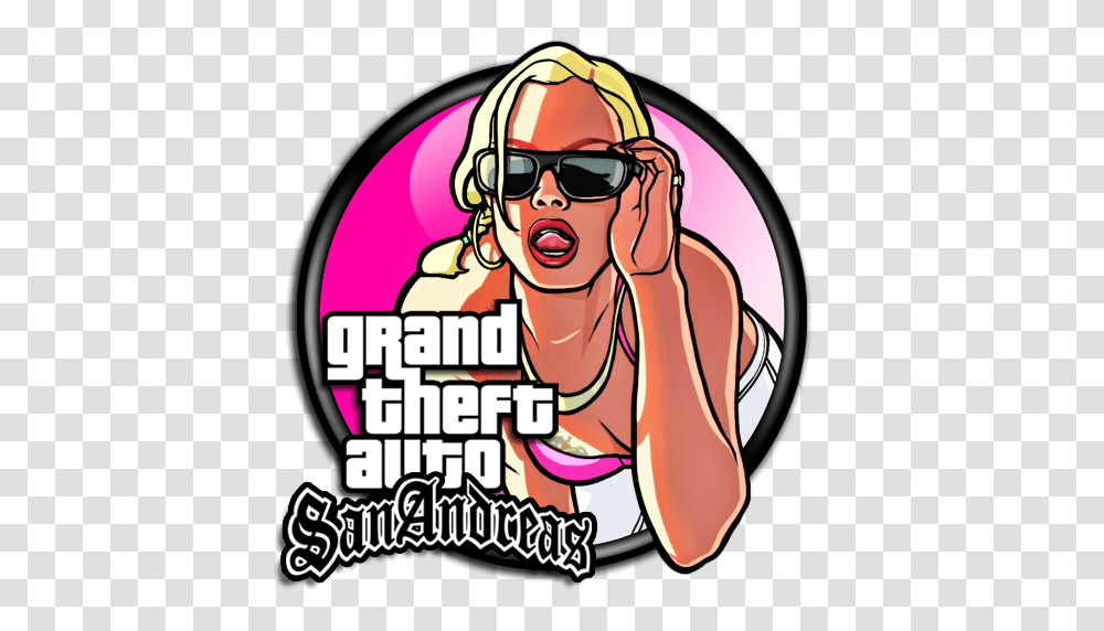 Buy Grand Theft Auto San Andreas, Sunglasses, Accessories, Accessory, Person Transparent Png