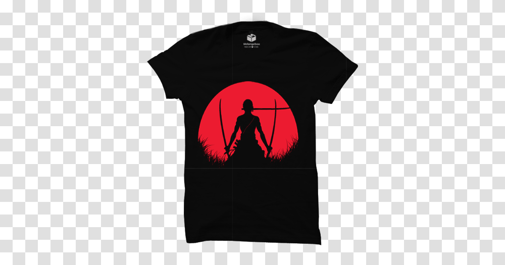 Buy Graphic Zoro Red Moon T Shirt, Apparel, Person, Human Transparent Png