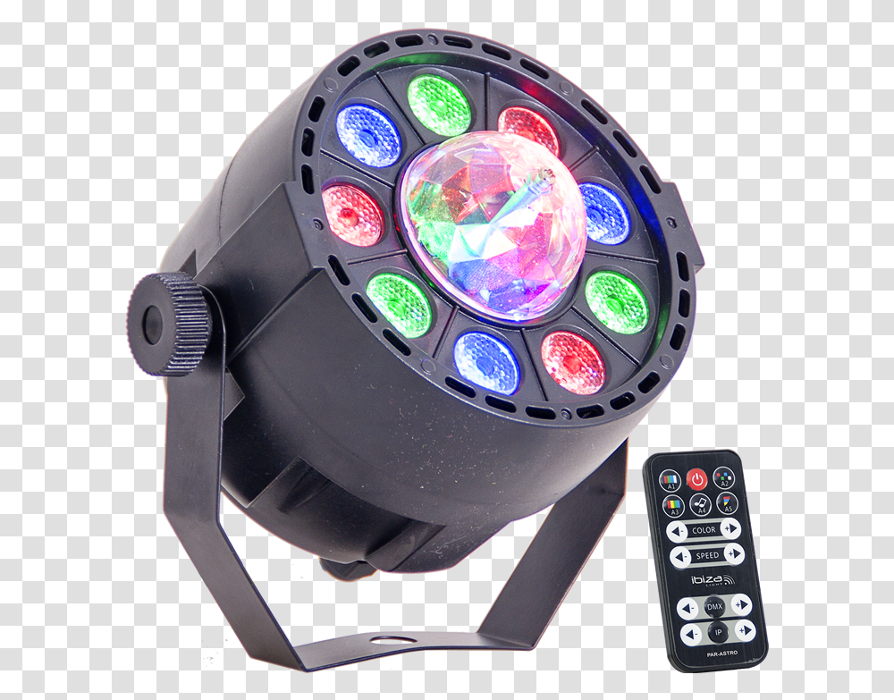 Buy Ibiza Light 2 In1 Light Effect Par Can & Astro Effect Disco Lys, Remote Control, Electronics, Helmet, Clothing Transparent Png