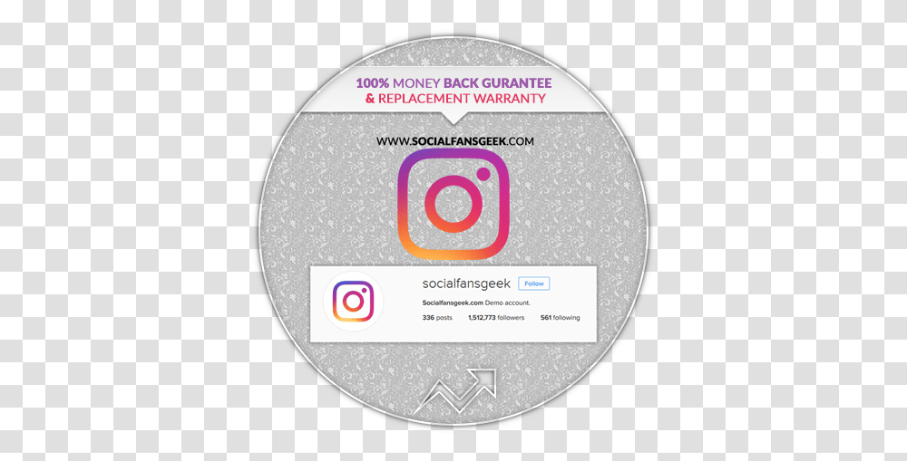 Buy Instagram Followers Real Cheap & Instant Delivery Auxiliary Memory, Text, Label, Tape, Wheel Transparent Png