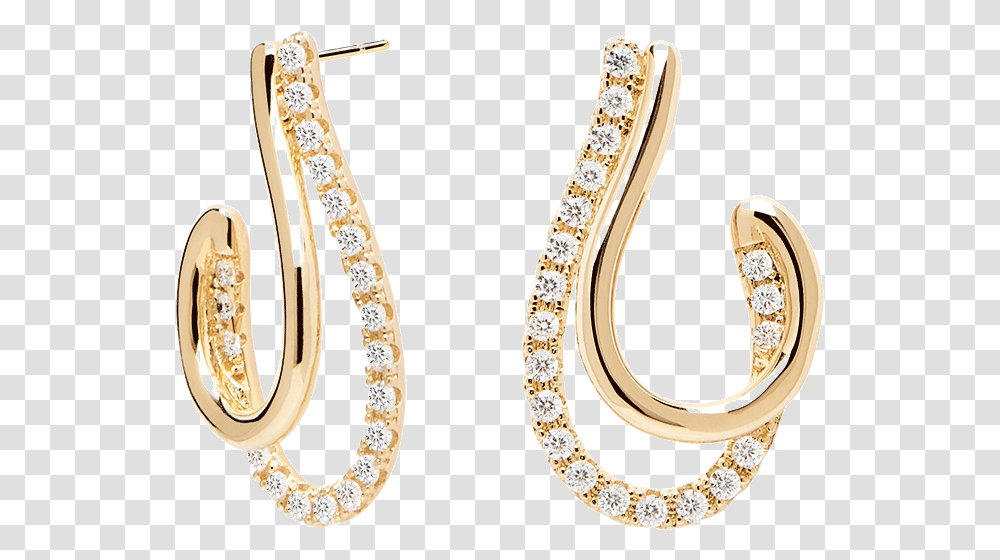 Buy Koy Gold Earrings Pdpaola Pendientes Koko, Diamond, Gemstone, Jewelry, Accessories Transparent Png