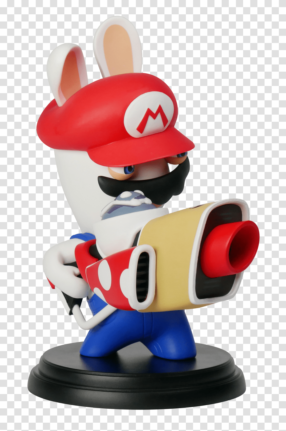 Buy Mario Rabbids Kingdom Battle Inch Mario Rabbid Figurine, Toy, Robot Transparent Png