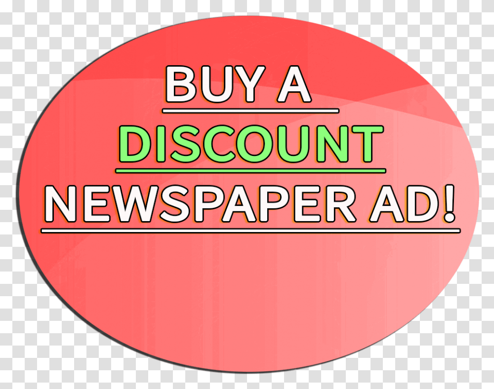 Buy Newspaper Discount Ad Button Circle, Label, Face, Word Transparent Png