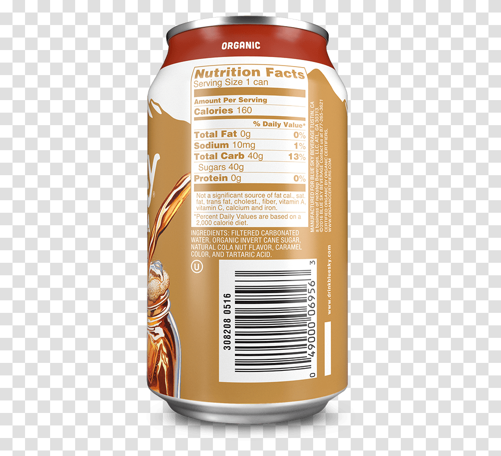 Buy Now Find This Soda Nutritional Info Root Beer Grams Of Sugar, Label, Tin, Can Transparent Png