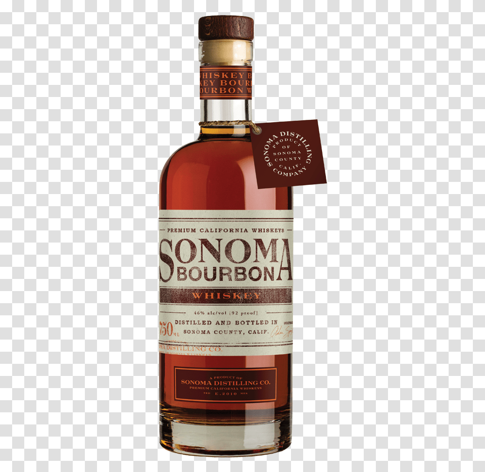 Buy Now Sonoma Distilling Company 92 Proof Bourbon Sonoma Bourbon Whiskey, Liquor, Alcohol, Beverage, Drink Transparent Png