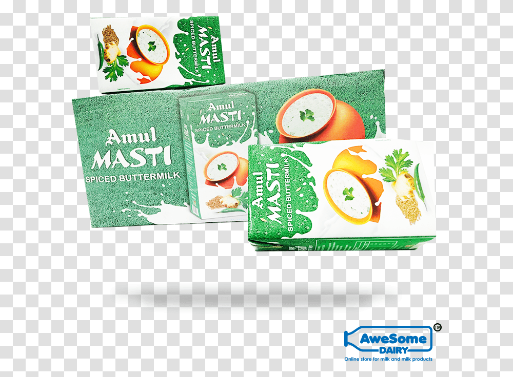 Buy Online Amul Masti Spiced Buttermilk, Gum, Plant, Food Transparent Png