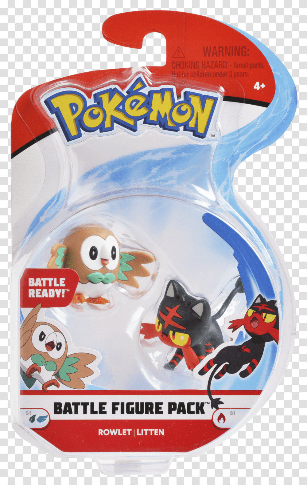 Buy Pokemon Figure Battle Pack 5cm Rowlet & Litten 96198 Haunter Scorbunny Pancham, Dvd, Disk, Outdoors, Figurine Transparent Png