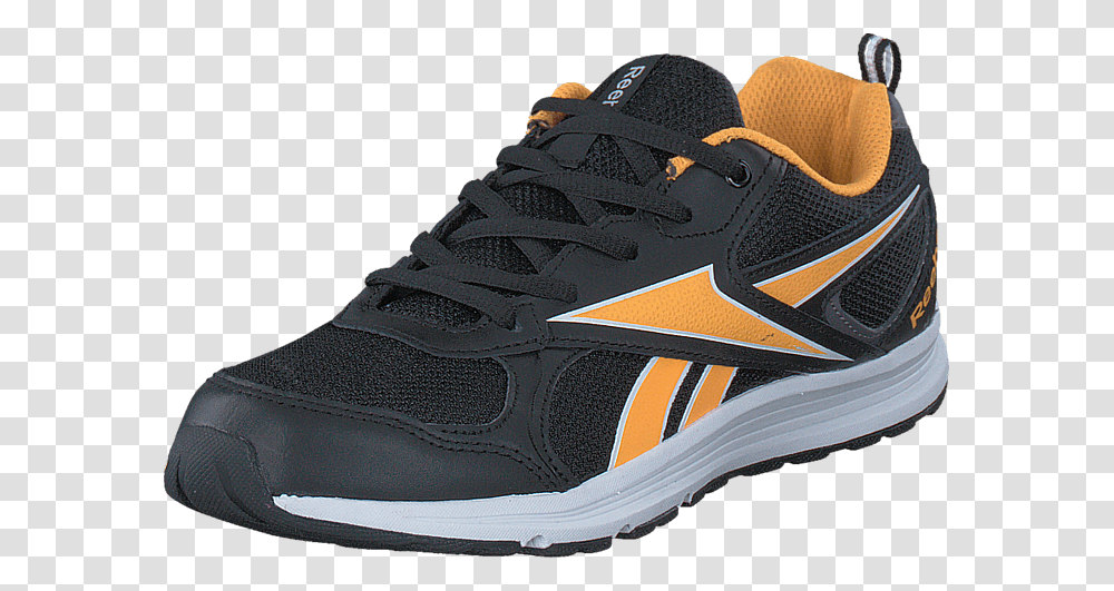 Buy Reebok Almotio Rs Blackash Greyfire Sparkwhit Black Shoes, Apparel, Footwear, Running Shoe Transparent Png