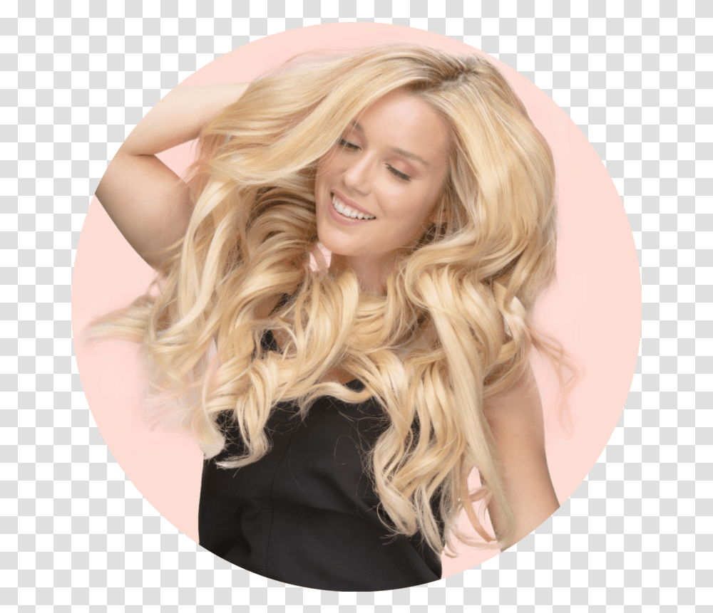 Buy Seamless Clip In Remy Human Hair Extensions Online, Person, Wig, Female, Face Transparent Png