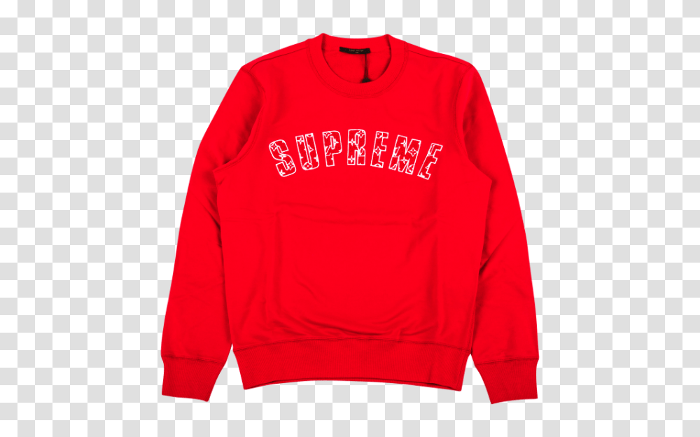 Buy Supreme X Louis Vuitton Arc Logo Crewneck Sweatshirt, Apparel, Sweater, Hoodie Transparent Png