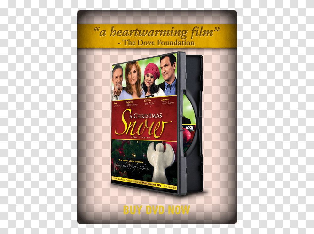 Buy The A Christmas Snow Dvd Book Cover, Person, Human, Poster, Advertisement Transparent Png