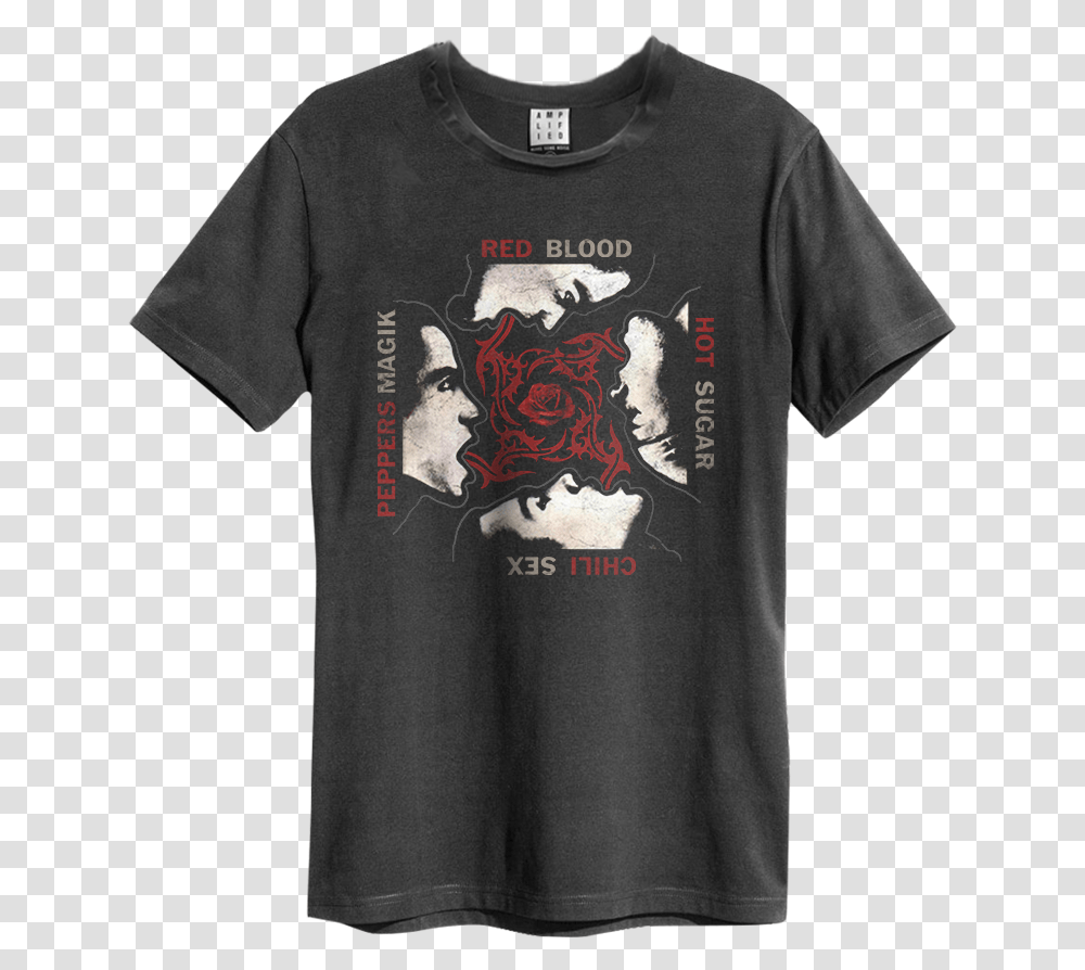 Buy The Red Hot Chili Peppers Blood Sugar Sex Magik Ac Dc Logo T Shirt, Apparel, T-Shirt, Person Transparent Png