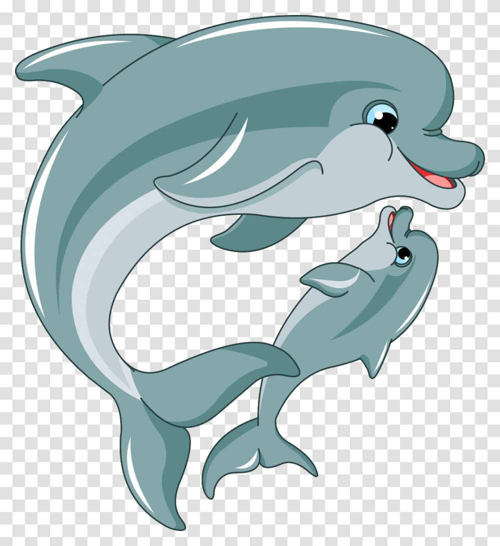 Buy The Royalty Free Stock Vector Image Cartoon Sea Dolphin Cartoon, Sea Life, Animal, Mammal, Whale Transparent Png