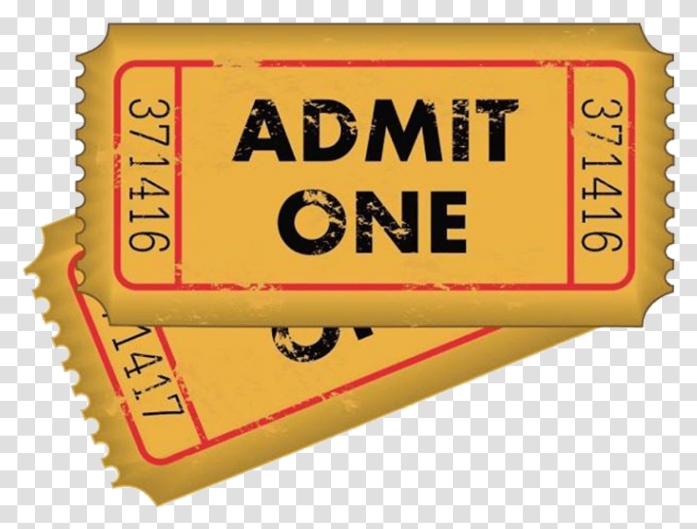 Buy Tickets For Inevitable Admit One Ticket, Paper Transparent Png