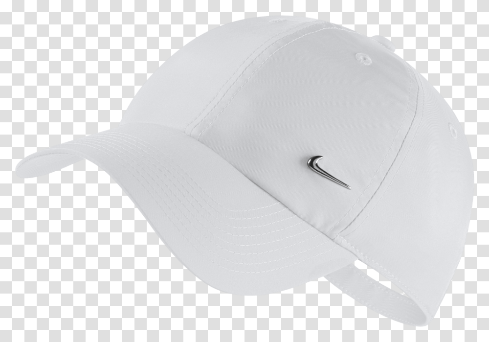 Buy U Nk H86 Cap Metal Swoosh From Nike In White Nike, Clothing, Apparel, Baseball Cap, Hat Transparent Png