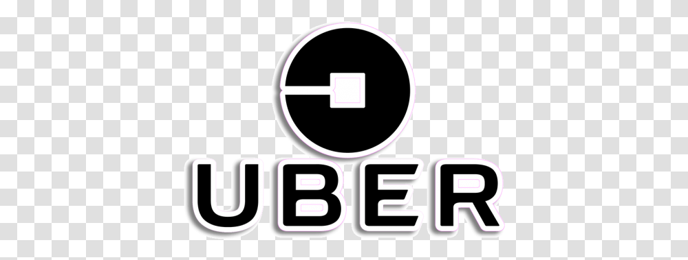 Buy Uber Logo Premium Vinyl Sticker Gloss Laminated The Circle, Text, Symbol, Trademark, Label Transparent Png