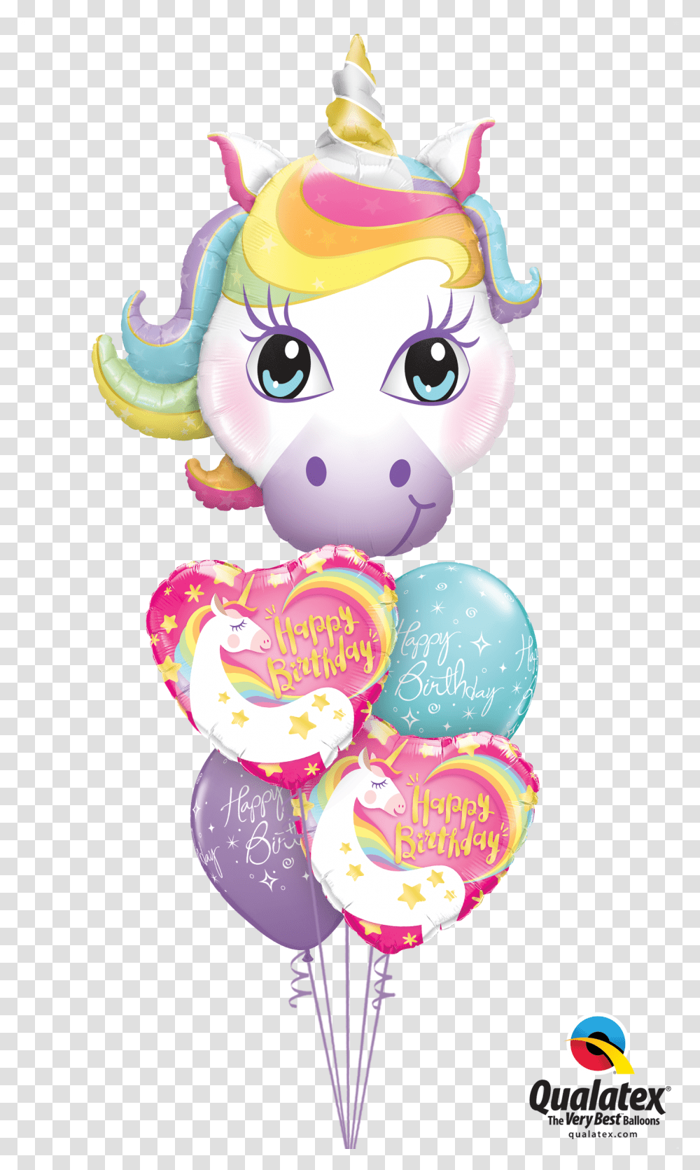 Buy Unicorn Balloons Inflated Unicorn Balloons, Label Transparent Png
