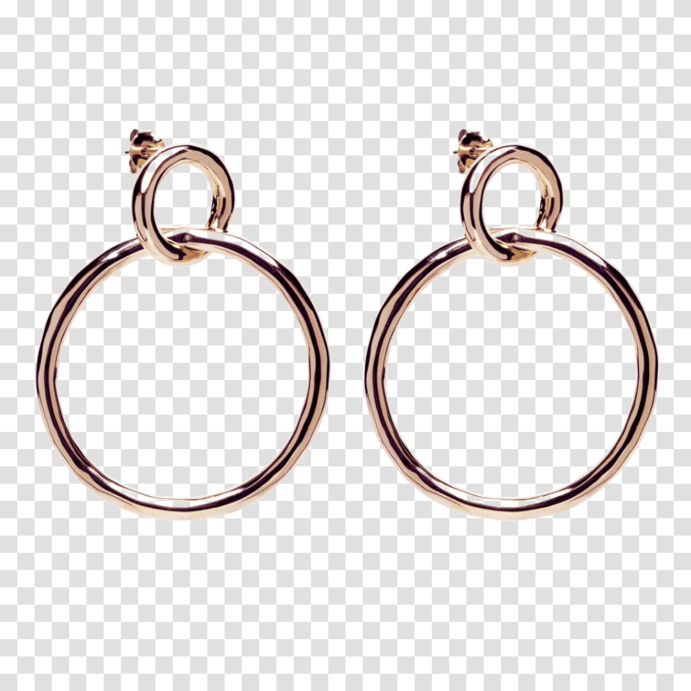 Buy Valentina Rose Gold Earrings, Accessories, Accessory, Jewelry, Hoop Transparent Png