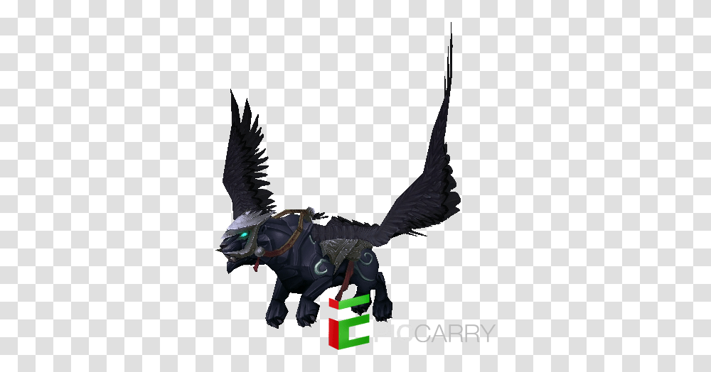 Buy Wow Heart Of The Nightwing Mount Black Draong Mounts Wow, Person, Human, Fireman, Knight Transparent Png