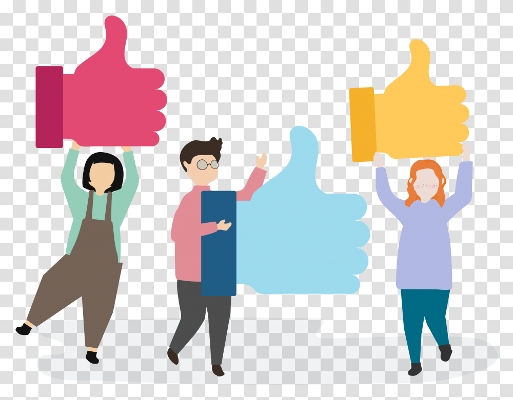 Buy Youtube Likes People Thumbs Up Vector, Person, Human, Hand, Finger Transparent Png