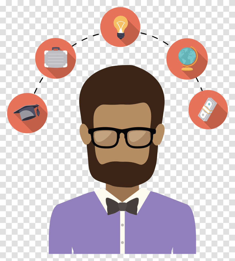 Buyer Persona, Face, Tie, Accessories, Ball Transparent Png