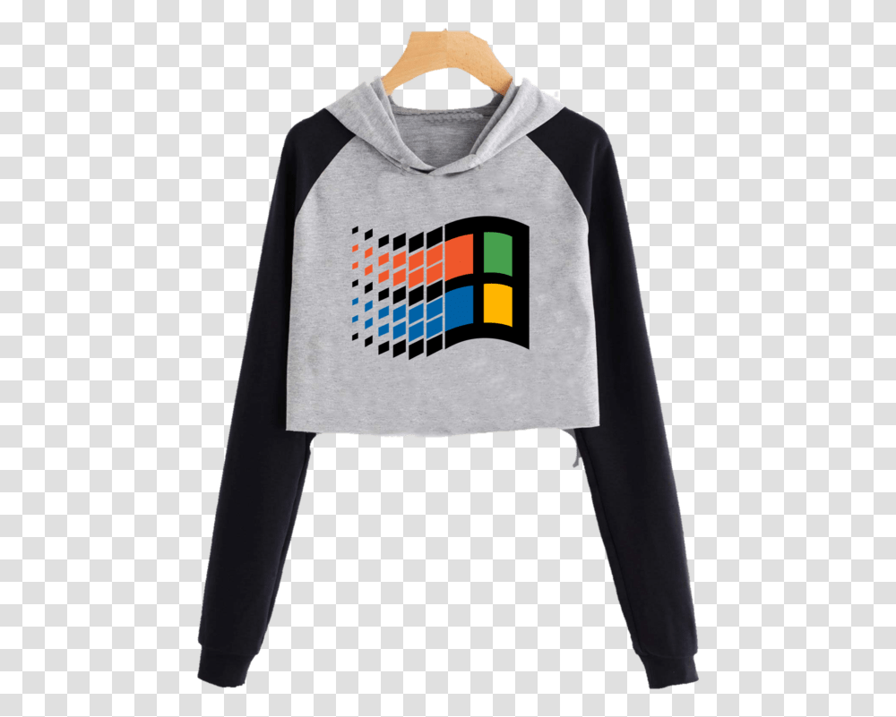 Buzo Corto Windows 95 98 Logo Windows, Clothing, Apparel, Sweatshirt, Sweater Transparent Png