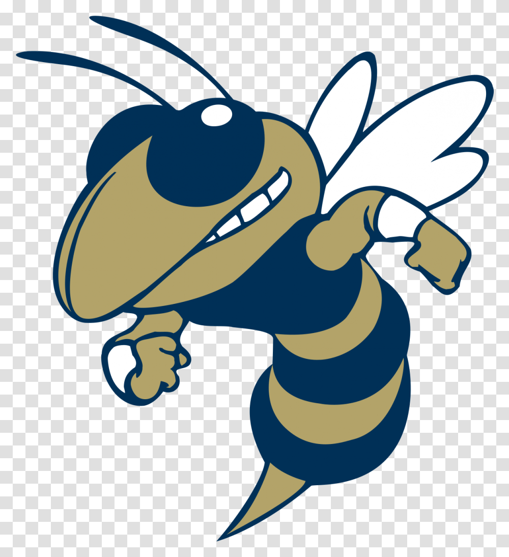 Buzz Buzz Georgia Tech Logo, Animal, Insect, Invertebrate, Wildlife Transparent Png