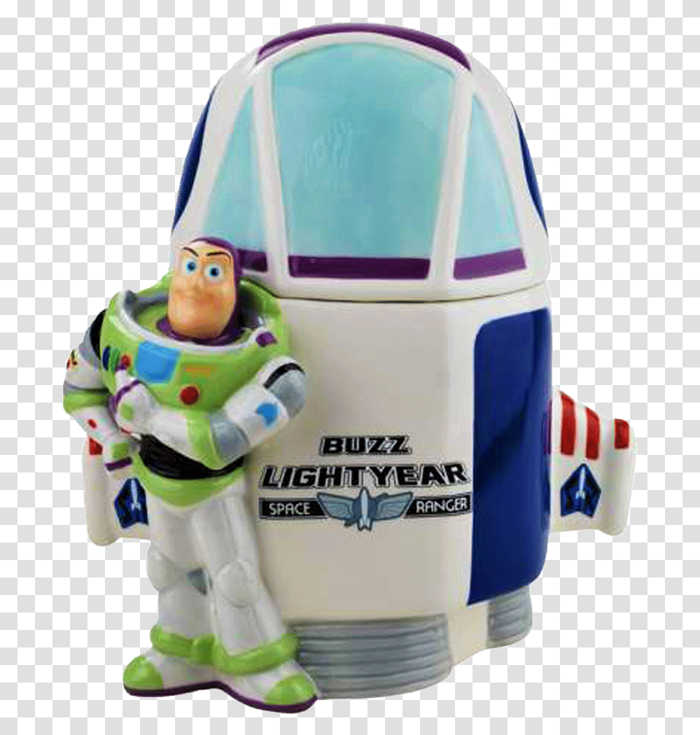 Buzz Lightyear Cookie Jar Bouquet Cookie Jar, Toy, Helmet, Clothing, Apparel Transparent Png