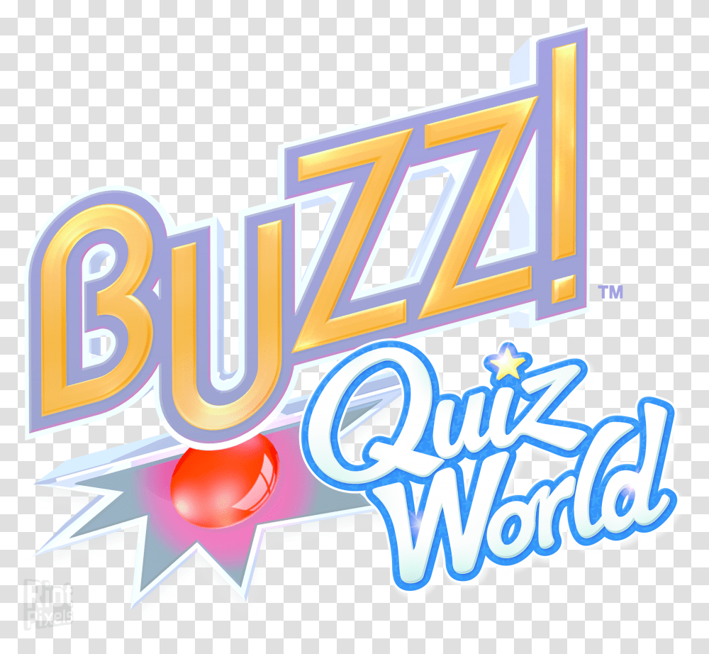 Buzz Quiz World Game Artworks At Riot Pixels Buzz Quiz World Logo, Text, Alphabet, Word, Label Transparent Png