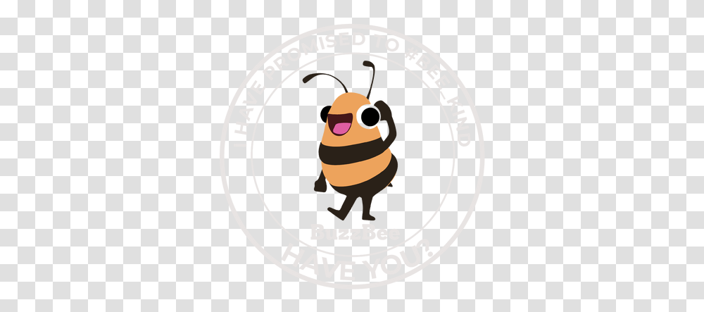 Buzzbee Yorkshire Bees, Symbol, Logo, Trademark, Animal Transparent Png