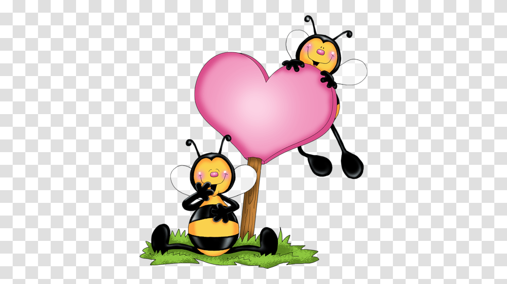 Buzzing Bees Bee Clip Art, Dating, Heart, Doodle Transparent Png
