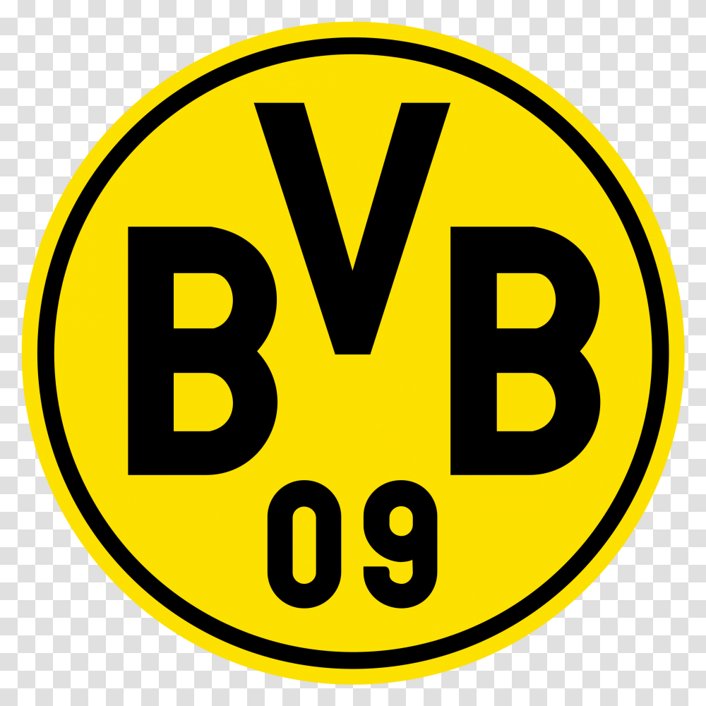 Bvb Logo Svg Vector Borussia Dortmund, Symbol, Sign, Text, Trademark Transparent Png