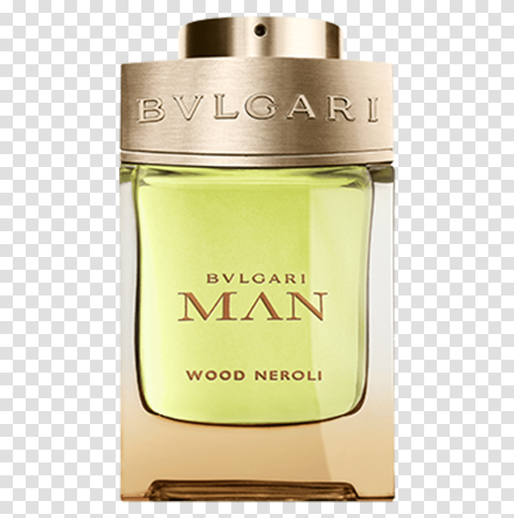 Bvlgari Man Wood Neroli, Cosmetics, Bottle, Perfume, Aftershave Transparent Png