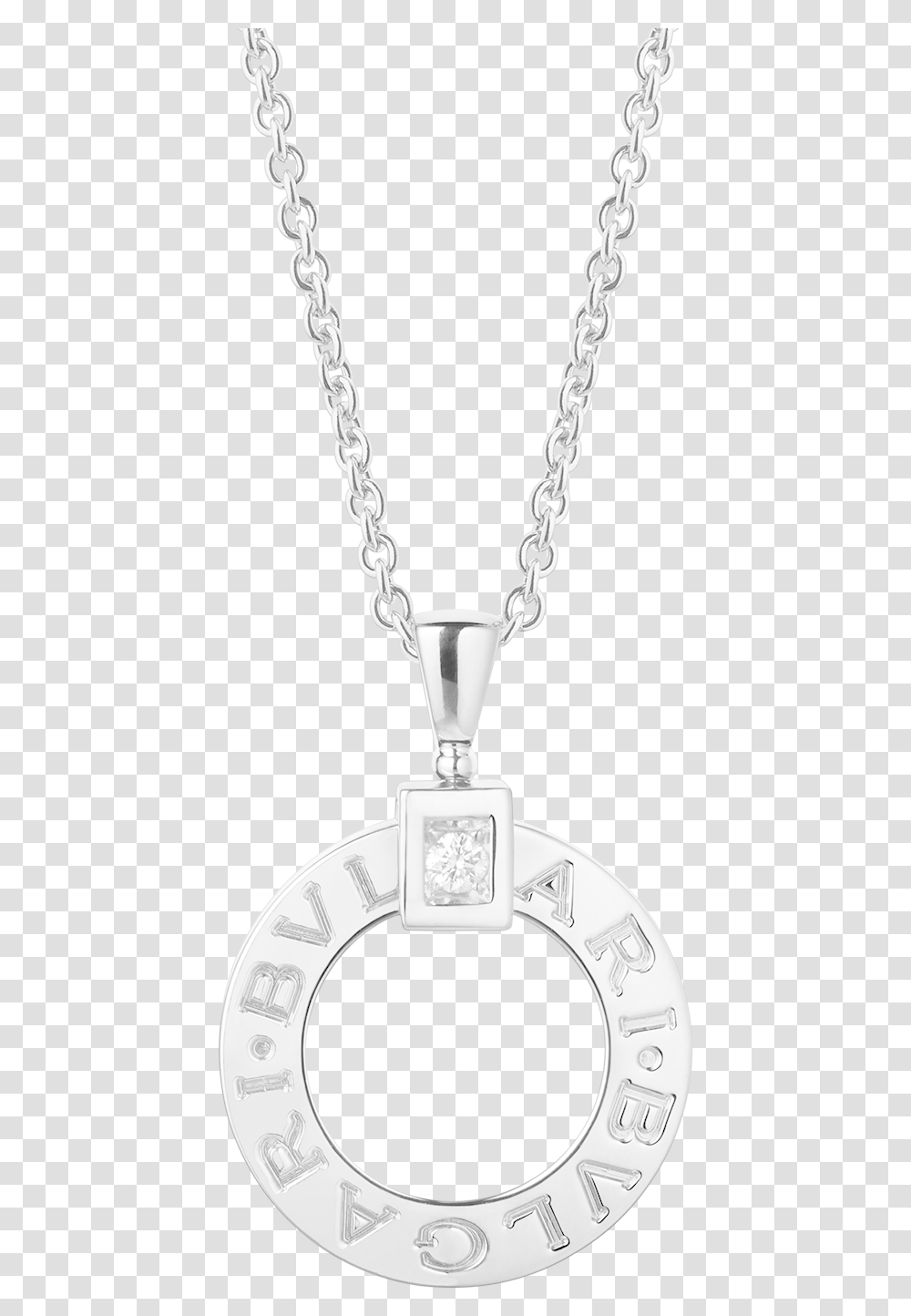 Bvlgari Necklace Circle, Pendant, Locket, Jewelry, Accessories Transparent Png