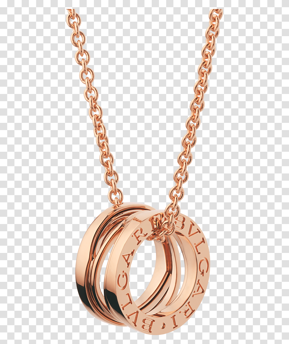 Bvlgari Rose Gold Necklace, Jewelry, Accessories, Accessory, Pendant Transparent Png
