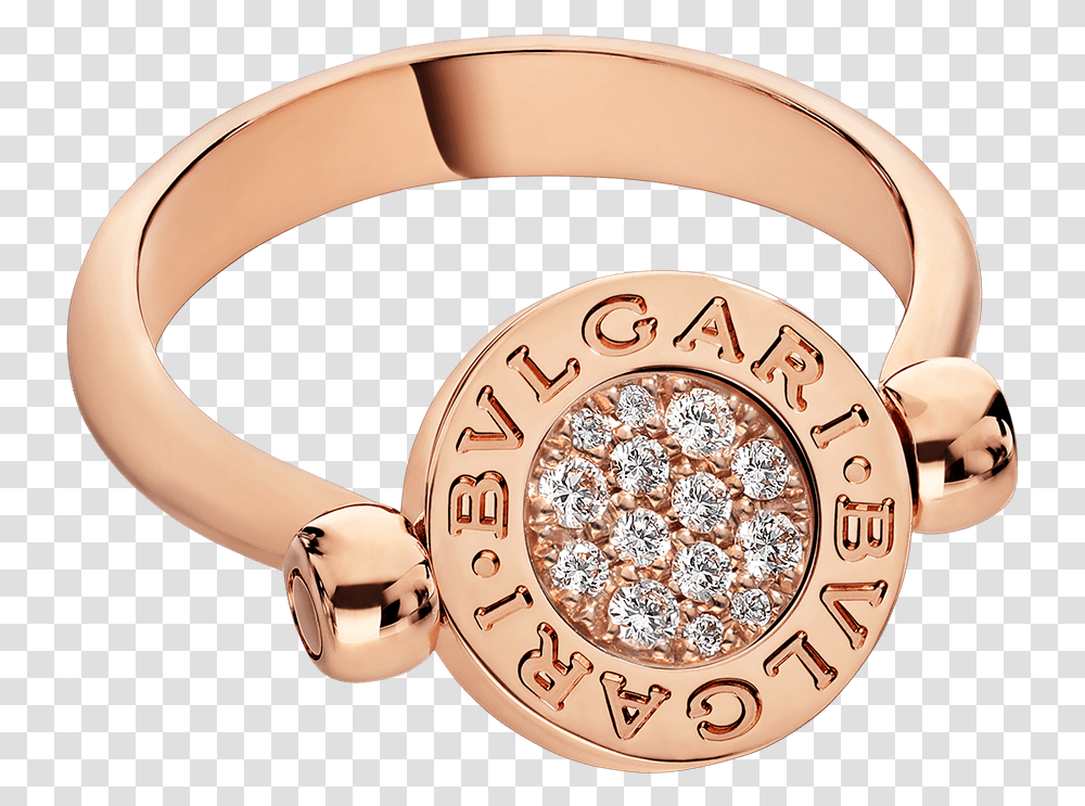 Bvlgari Rose Gold Ring 350902 Solid, Accessories, Jewelry, Helmet, Clothing Transparent Png
