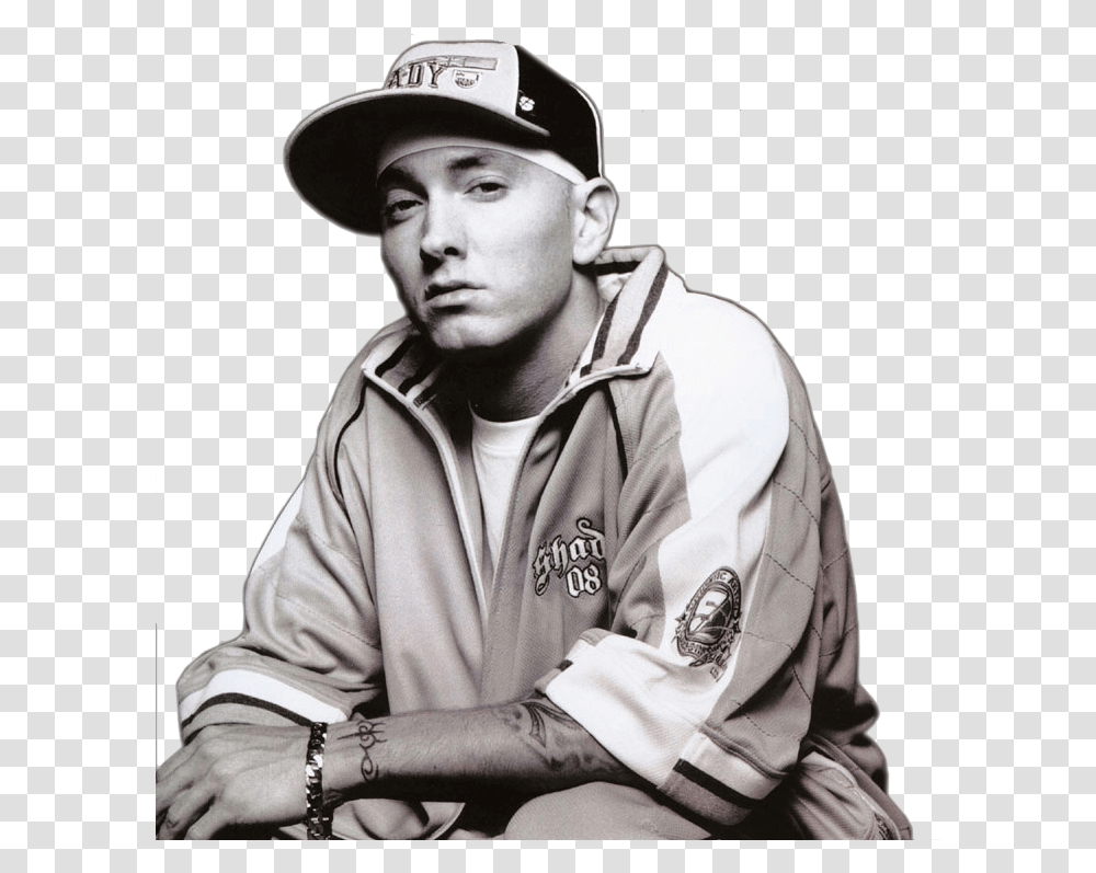 Bw Eminem Eminem, Clothing, Person, Hat, People Transparent Png