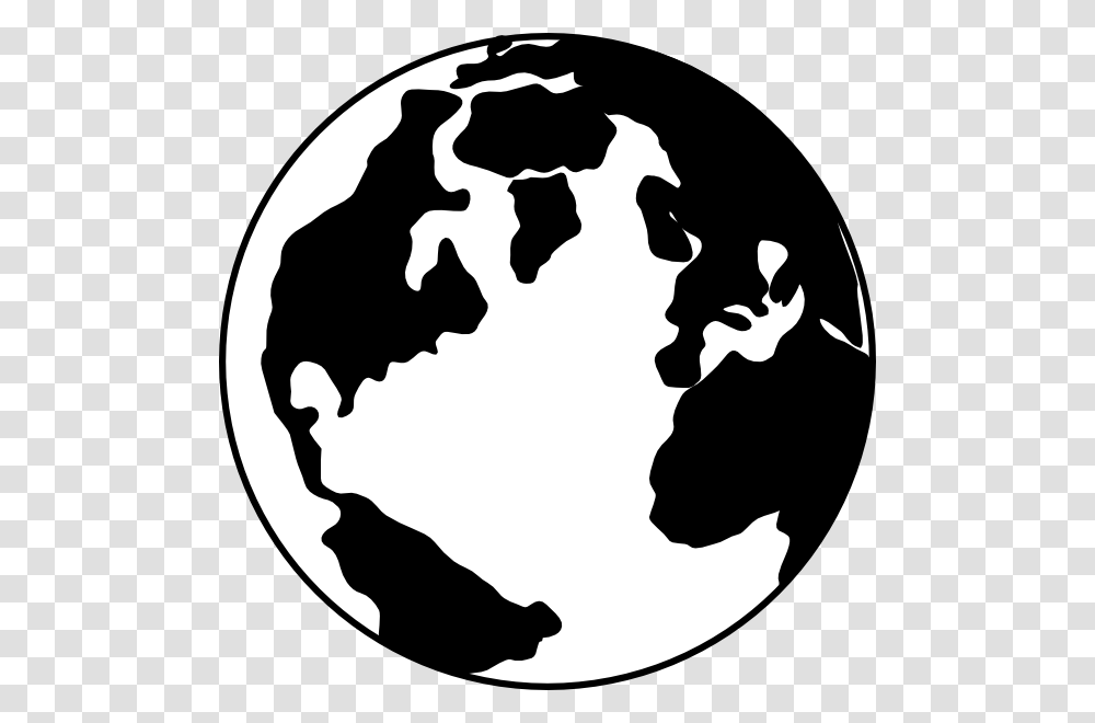 Bw Globe Large Size, Astronomy, Outer Space, Universe, Planet Transparent Png
