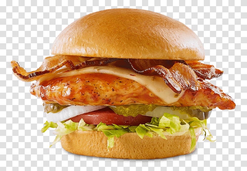 Bww Bbq Chicken Sandwich, Burger, Food, Bun, Bread Transparent Png