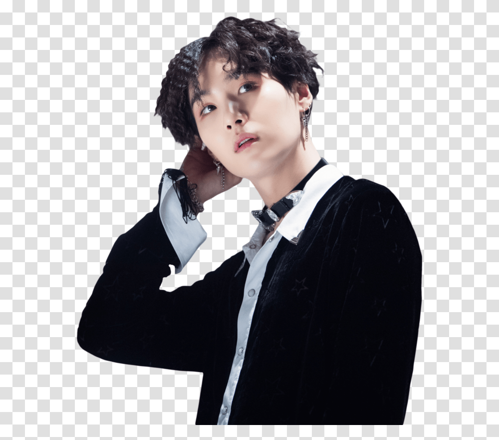 By Jeongukiss Shared Bts Suga Fake Love Mv, Clothing, Sleeve, Person, Long Sleeve Transparent Png