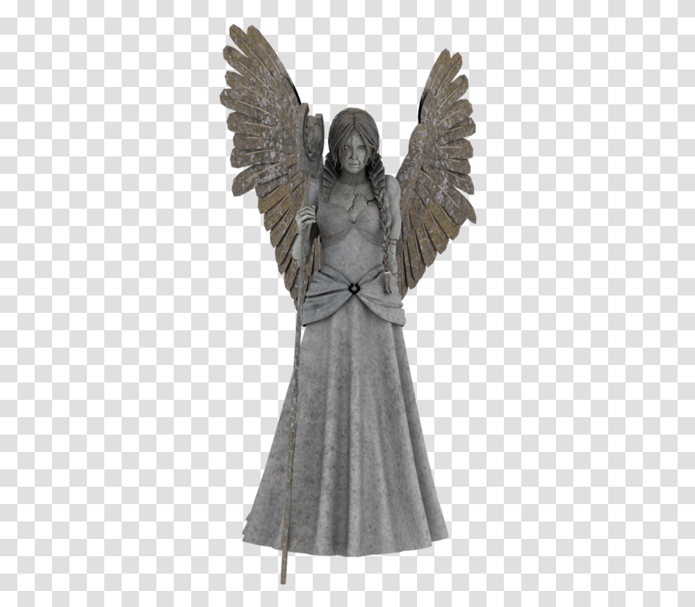 By Neverfading Stock Statue With Background, Person, Human, Sculpture Transparent Png
