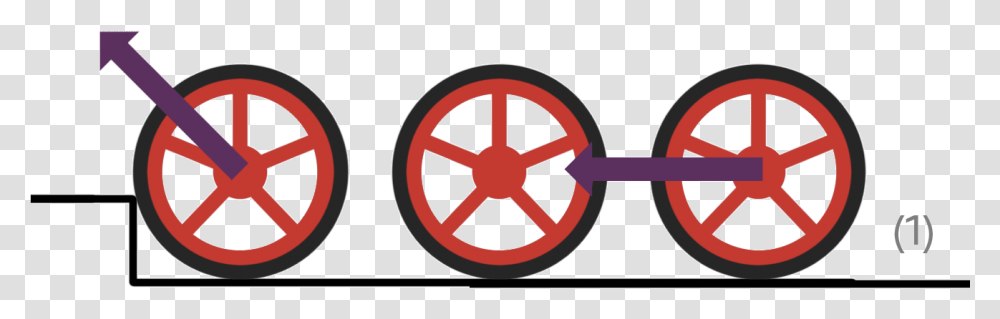 By Pulling Over The Obstacle With Its Front Wheel And Circle, Spoke, Machine, Tire, Car Wheel Transparent Png