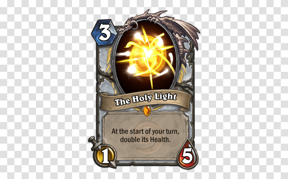 By The Holy Light It's Customhearthstone Garona Hearthstone, Helmet, Text, Liquor, Alcohol Transparent Png