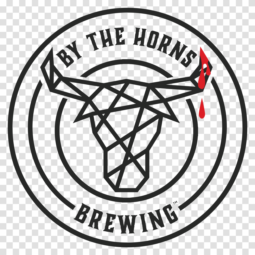 By The Horns Brewing, Logo, Trademark, Emblem Transparent Png